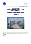 Kecamatan Kepulauan Seribu Utara Dalam Angka 2009