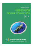 Statistik Daerah Kabupaten Kepulauan Seribu 2013